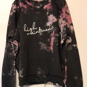 High Maintenance lightweight sweatshirt nwot